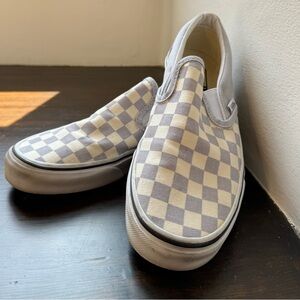 Vans checkerboard sneakers. Org $60, asking $35. Worn inside once. Woman sz 8